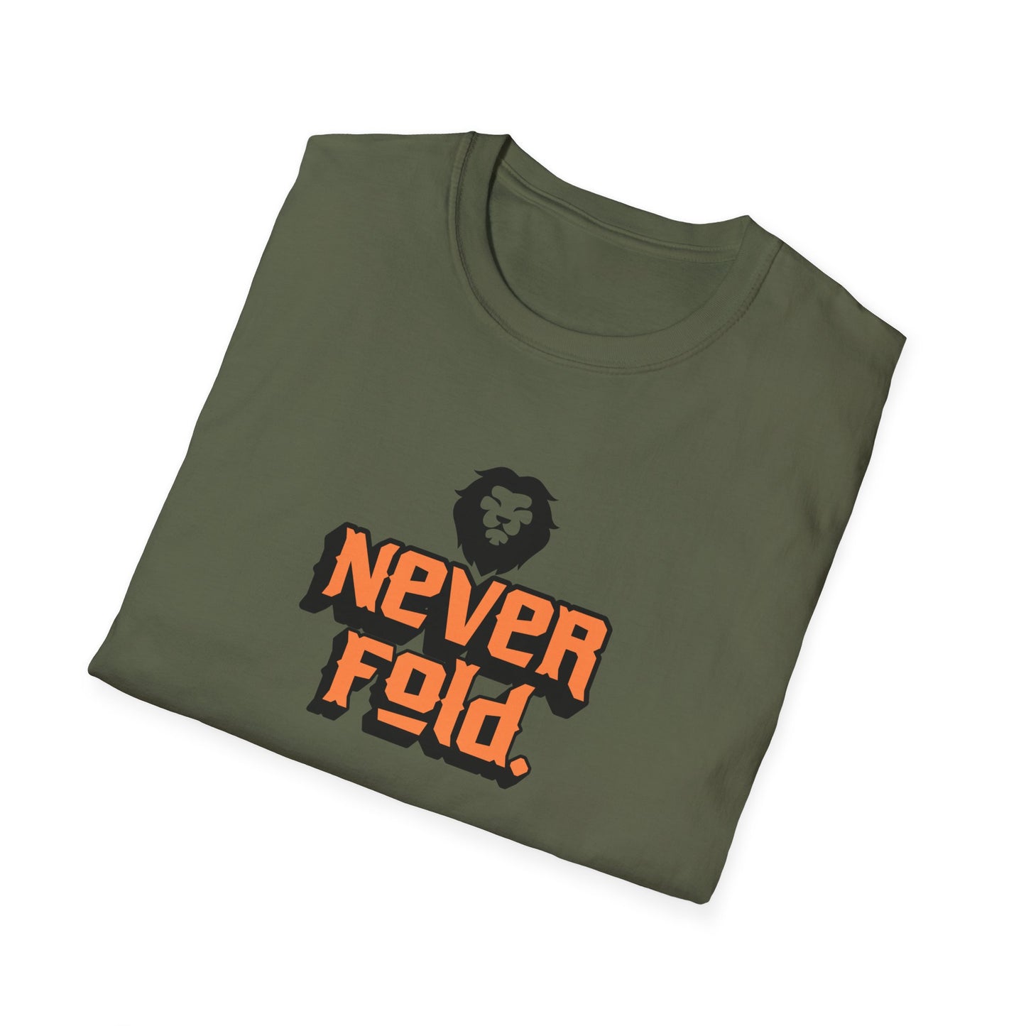 'Never Fold' - Motivational Tee for Everyday Confidence