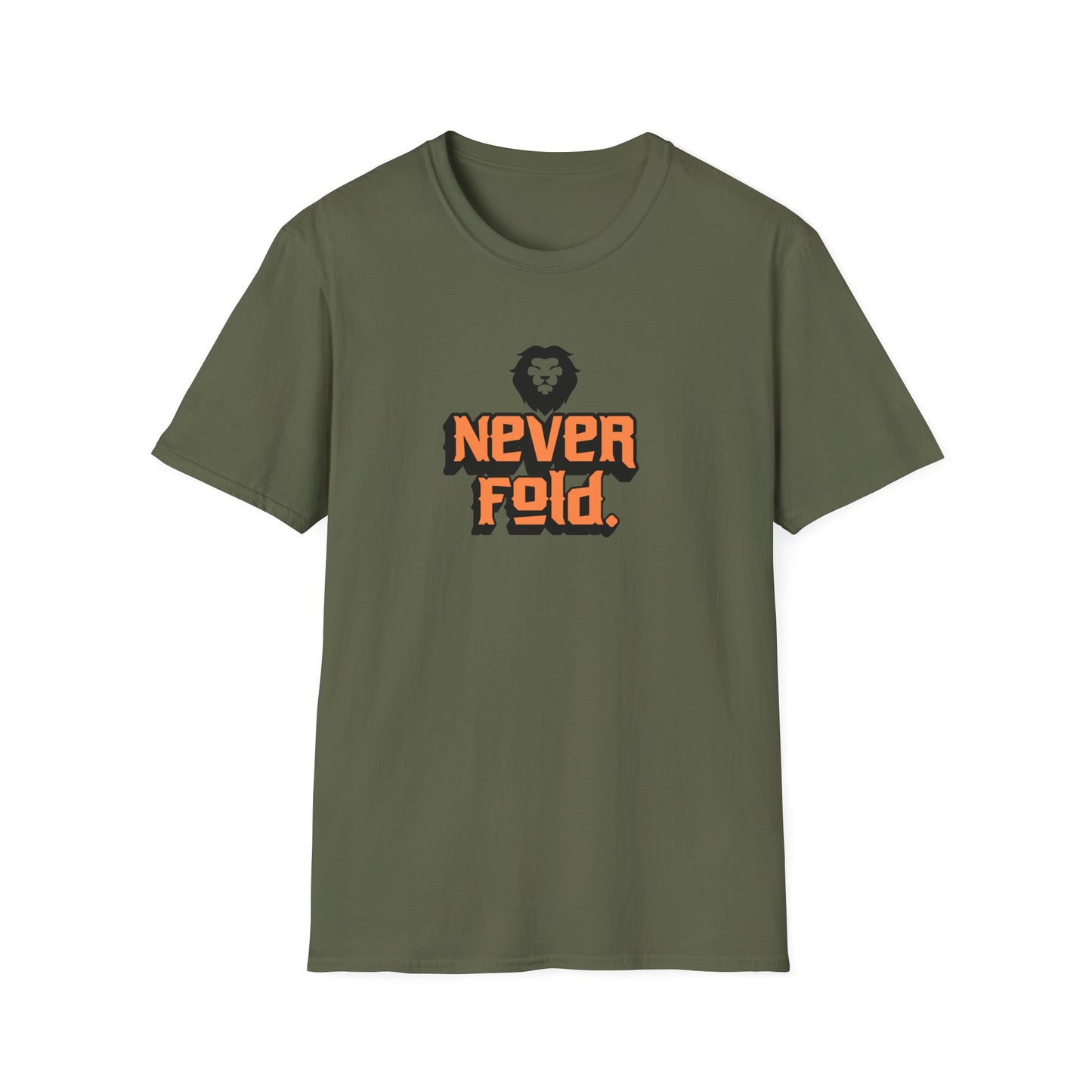 'Never Fold' - Motivational Tee for Everyday Confidence