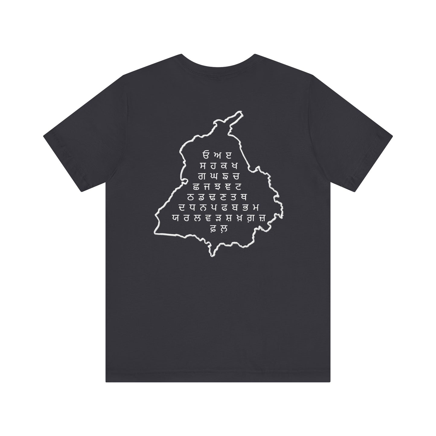 Punjabi Gurmukhi Alphabet Unisex Tee - Celebrating Culture & Identity