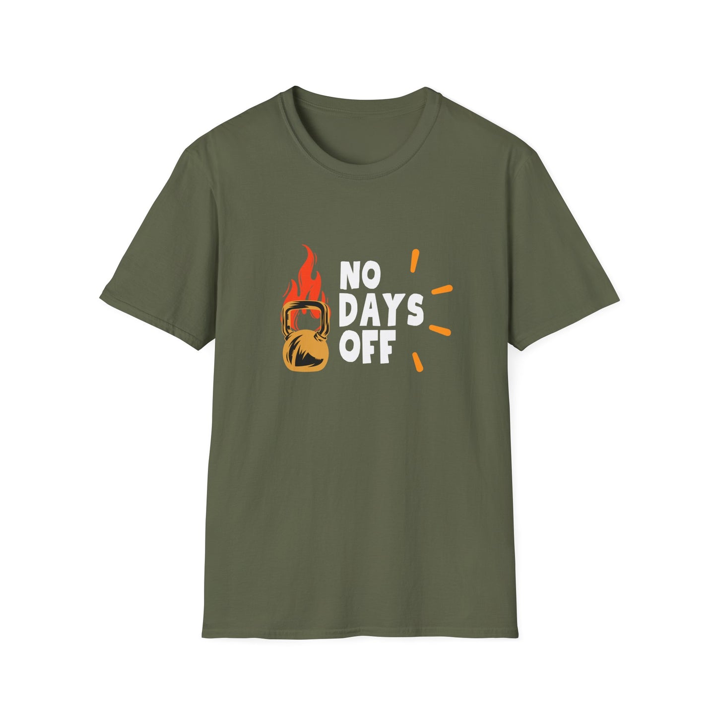 No Days Off  - Motivational Gym Tee