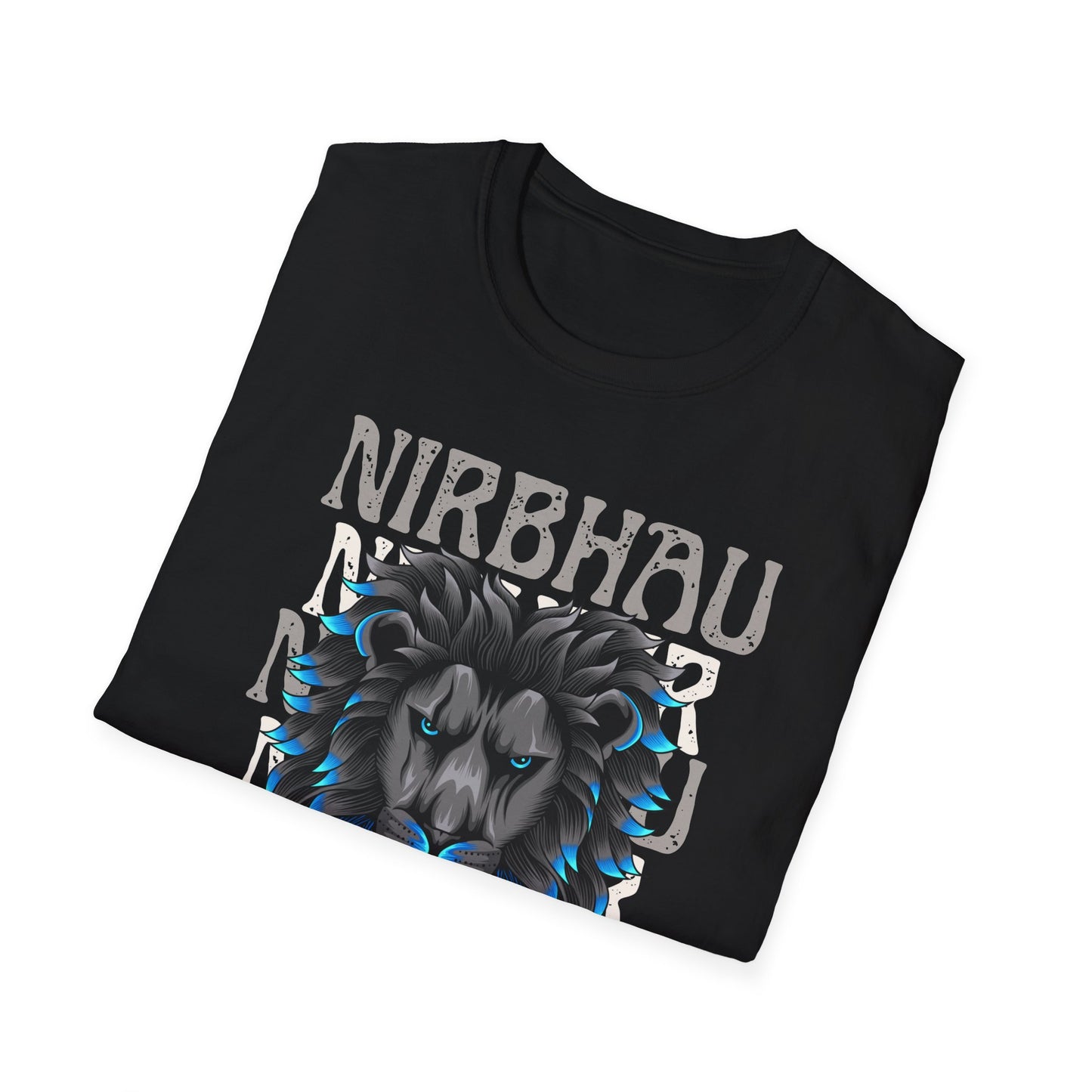 Nirbhau Nirvair - Lion Graphic