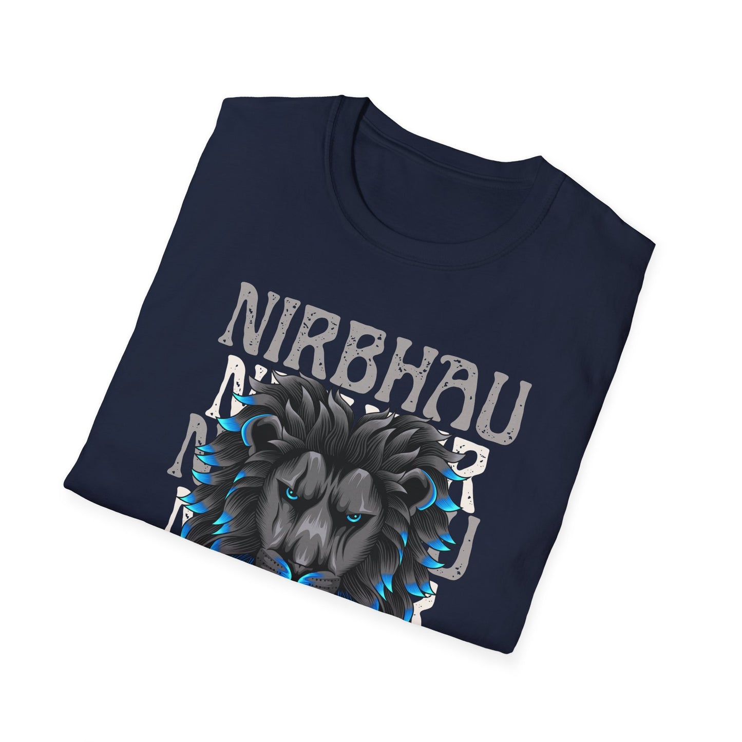 Nirbhau Nirvair - Lion Graphic
