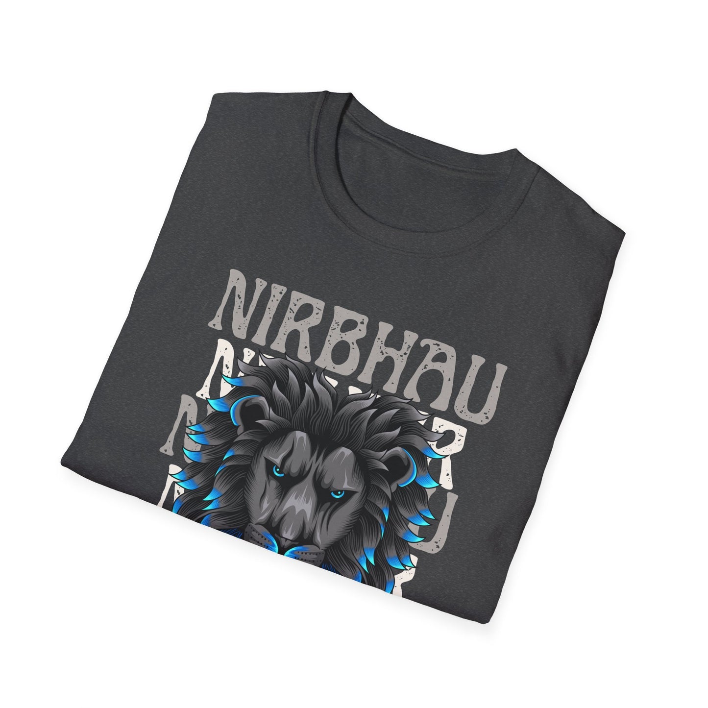 Nirbhau Nirvair - Lion Graphic